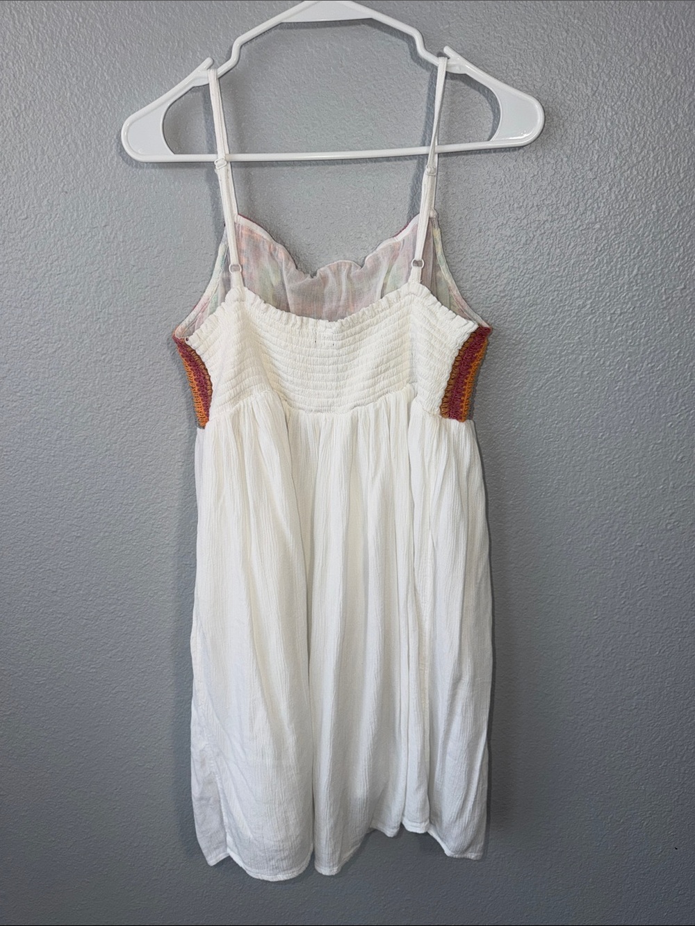 Boho Crochet Bodice White Sundress-Sleep - Picture 5 of 6